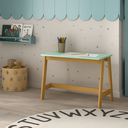 Ver imagem 1 de Mesa Escrivaninha Infantil Sofia Madeira Maçiça e 64cm Verde