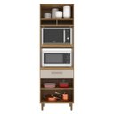 Ver imagem 4 de Cozinha Compacta 6 Peças Concept Prime Bege/Ipê/Cristalo