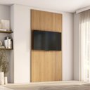 Ver imagem 1 de Painel para TV até 48 Polegadas 120cmx250cm Liso Aruá CabeCasa MadeiraOriginals Marrom Jatobá