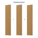 Ver imagem 5 de Painel para TV até 48 Polegadas 120cmx250cm Liso Aruá CabeCasa MadeiraOriginals Marrom Jatobá