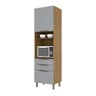 Paneleiro Torre Quente 01 Forno 61 Cm B216 Briz Nature Com Cinza - 1