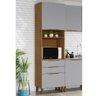 Paneleiro Torre Quente 01 Forno 61 Cm B216 Briz Nature Com Cinza - 4