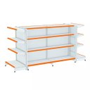 Ver imagem 1 de Gondola Centro 137 Fit Ate 2 Metros 2 Ponta Branco 24b Pe Laranja