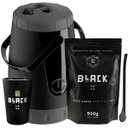 Ver imagem 1 de Kit Tereré Black Erva Garrafa Lisa Cuia Erva Menta e Limão