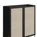 Ver imagem 7 de Cristaleira 2 Portas 93cm Palhinha Pé Metal Oslo