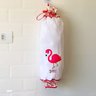 Puxa-saco de cozinha personalizado para sacolas plásticas - Flamingo - 1