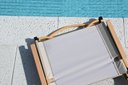 Ver imagem 6 de Cadeira de Praia Retrô Colorida Leve com Alça - Marrom Claro