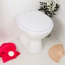 Ver imagem 1 de Assento Sanitario Poliester Antibacteriano Convencional Oval Branco Para Vaso Deca