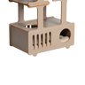 Torre para Gatos Tom - 1 Prateleira de Sisal 70cm de comprimento, 43cm de largura e 153cm de altura - 4