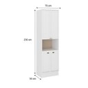 Ver imagem 7 de Torre Quente Milla Branco Mdf 70cm Carraro