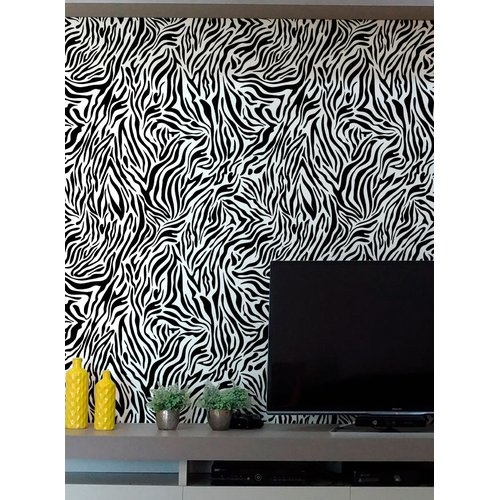 Papel de Parede Animal Print Zebra 3 Mod 014