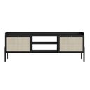 Ver imagem 3 de Rack para Tv até 65 Polegadas 2 Portas 183cm Palhinha Pé Madeira Oslo