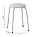 Ver imagem 6 de Conjunto para Sala de Jantar Nádia 72x72 cm Branco