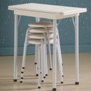 Ver imagem 2 de Conjunto para Sala de Jantar Nádia 72x72 cm Branco