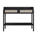 Ver imagem 3 de Aparador 2 Gavetas 103cm Palhinha Pé Madeira Oslo