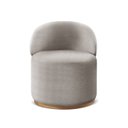 Ver imagem 5 de Poltrona Curva Moderna Brenda Design Arredondado Cinza