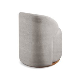 Poltrona Curva Moderna Brenda Design Arredondado - 6