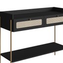 Ver mais imagens de Aparador 2 Gavetas 103cm Palhinha Pé Metal Oslo