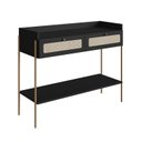 Ver imagem 5 de Aparador 2 Gavetas 103cm Palhinha Pé Metal Oslo