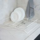Ver imagem 2 de Escorredor de Louça para Bancada de 1 Nível Grande 14 Pratos : Inventia Aer : Cor: Branco