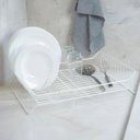 Ver imagem 3 de Escorredor de Louça para Bancada de 1 Nível Grande 14 Pratos : Inventia Aer : Cor: Branco