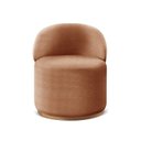 Ver imagem 5 de Poltrona Curva Moderna Brenda Design Arredondado Laranja