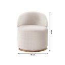 Ver imagem 4 de Poltrona Curva Moderna Brenda Design Arredondado