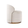 Poltrona Curva Moderna Brenda Design Arredondado - 6