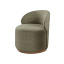 Ver imagem 3 de Poltrona Curva Moderna Brenda Design Arredondado Verde