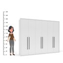 Ver imagem 7 de Quarto Casal Roupeiro 6 Portas Cômoda 8 Gavetas 2 Mesas Cabeceira 3 Gavetas