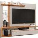 Ver imagem 2 de Painel Ripado para TV até 60 Polegadas 100% MDF 180CMX153CM Espelho Roma Espresso Móveis Branco