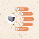 Ver imagem 3 de Caixa de Correios Cartas Parede Grade PVC Embutir Resistente:Prata