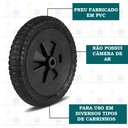 Ver imagem 2 de Roda De Carrinho De Mão Pedreiro Com Pneu Maciço Não Fura