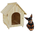 Ver imagem 3 de casa cachorro pet madeira 45x40 casinha cachorro pequeno