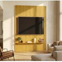 Ver imagem 2 de Painel Ripado Trento 143x240cm em Mdf