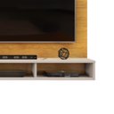 Ver mais imagens de Painel Ripado para TV até 60 Polegadas MDF 190CMX107,8cm Nichos Bento Marrom