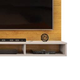 Painel Para Tv até 60 Polegadas Ripado com Nichos Bento - 7