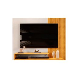Painel Para Tv Ate 50 Polegadas Ripado 2 Prateleiras Nando - 2