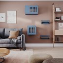 Ver imagem 1 de Prateleira para Gatos 100% MDF 50x 22x 30 cm Fredy