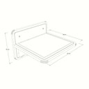 Ver imagem 5 de Prateleira para Gatos 100% MDF 32x 22x 30 cm Fredy