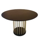 Ver imagem 3 de Conjunto Mesa de Jantar com 06 Cadeiras Livia Dourado/off - Exclusiva Bouclé Off White