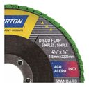 Ver imagem 3 de Disco Flap Reto 4.1/2" G40 Alumínio Norton