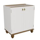 Ver imagem 1 de Balcão Retrô 2p Off White-nogueira Cozinha