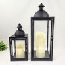 Lanterna Marroquina Decorativa Preta Metal 54/35cm Luxo - 9