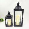Lanterna Marroquina Decorativa Preta Metal 54/35cm Luxo - 11