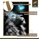 Ver imagem 4 de Quadro Decorativo Animal Leão 001 Moldura em Madeira 30x42cm