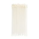 Ver imagem 1 de Abraçadeira Nylon 30cm para Organização de Cabos - Pacote com 100 Unidades - Branco