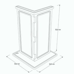 Arranhador de Sofá Protetor de Canto Mufasa 53cm Sisal - 7