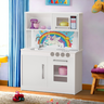Mini Armário de Cozinha Brinquedo Infantil MDF Unicórnio Br - 1