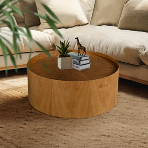 Mesa de Centro para Sala de Estar Redonda Atenas